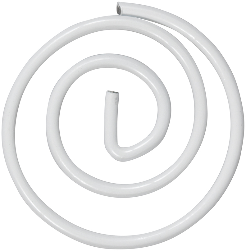 White Circular "Cloops" Paper Clips - 50 Pack