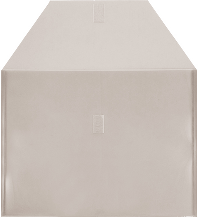 Smoke Gray Letter Booklet Plastic Envelopes (9 3/4 x 13) with Hook and Loop Closure
