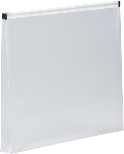 Clear Letter Booklet Plastic Envelopes (9 3/4 x 13) with Zip Closure