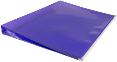 Purple Letter Booklet Plastic Envelopes (9 3/4 x 13) with Zip Closure