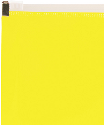 Yellow Letter Booklet Plastic Envelopes (9 3/4 x 13) with Zip Closure
