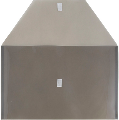 Smoke Gray Legal Booklet Plastic Envelopes (9 3/4 x 14 1/2) with Hook and Loop Closure