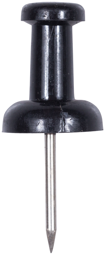 Black Pushpins - 100 Pack