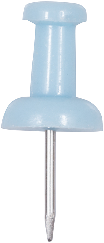 Baby Blue Pushpins - 100 Pack