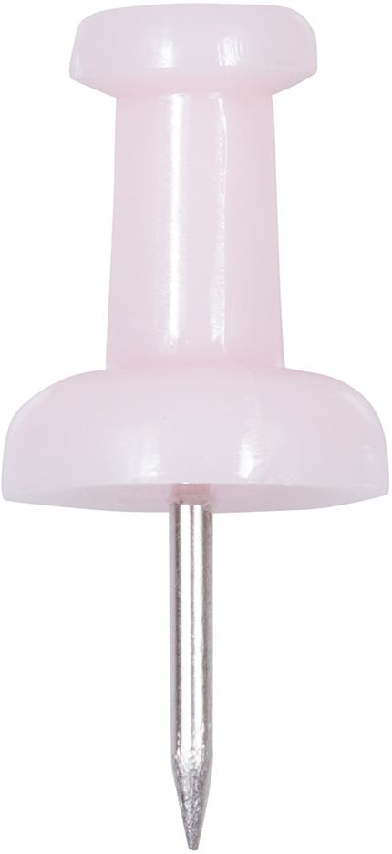 Baby Pink Pushpins - 100 Pack
