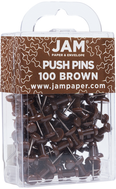 Chocolate Pushpins  - 100 Pack