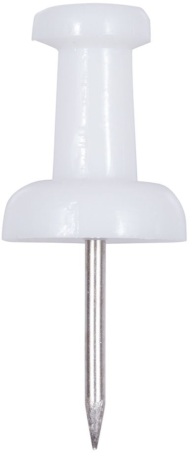 White Pushpins - 100 Pack