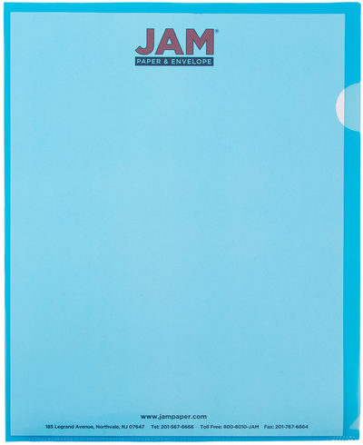 Blue 9 x 11 1/2 Plastic Sleeves