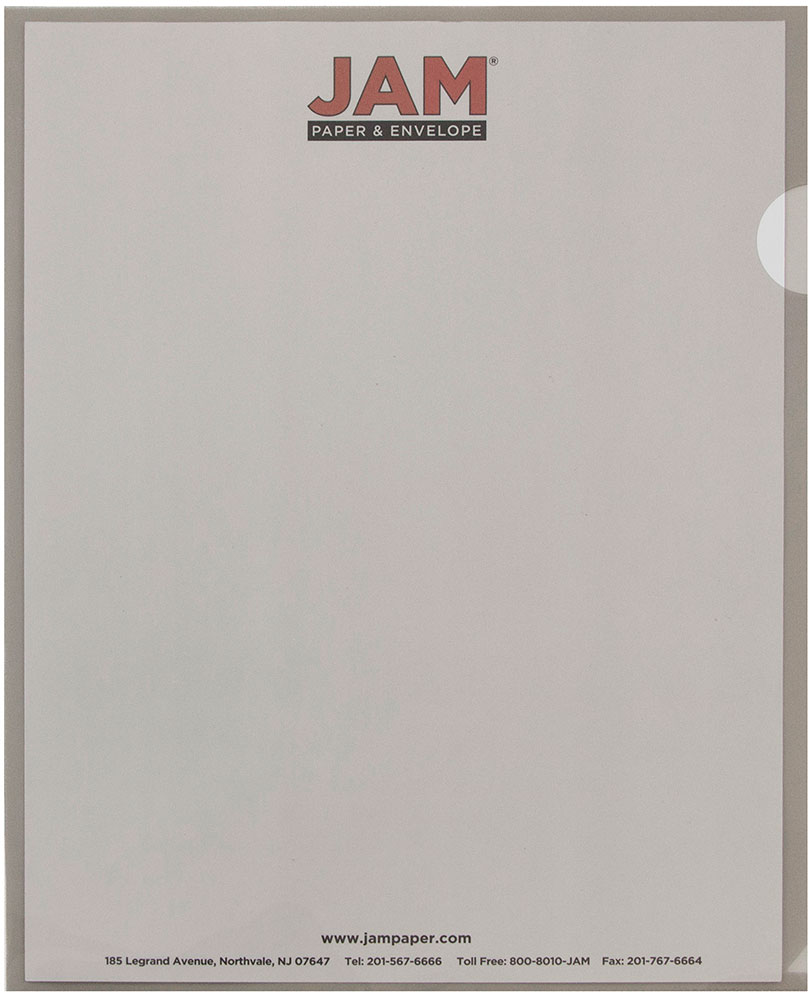 Smoke Gray 9 x 11 1/2 Plastic Sleeves