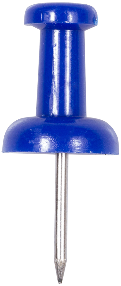 Blue Pushpins - 100 Pack