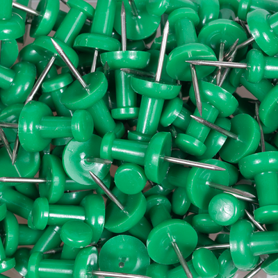 Green Pushpins - 100 Pack
