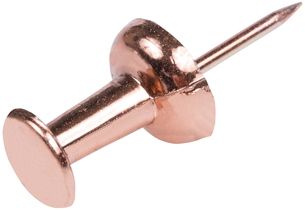 Rose Gold Pushpins - 100 Pack