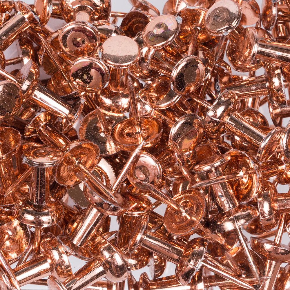 Rose Gold Pushpins - 100 Pack