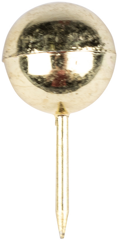 Gold Round Pushpins - 100 Pack