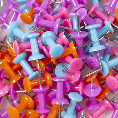 Assorted Jar of Pushpins - 150 Pack