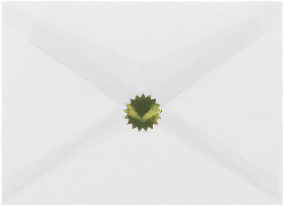 Gold Foil 3/4 Inch Roll of  Wafer Seal Labels