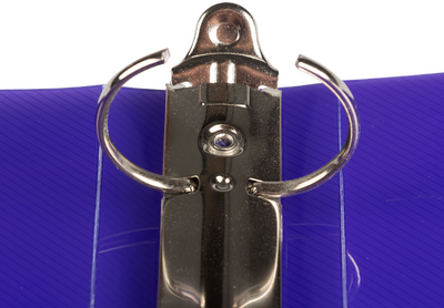 Purple Plastic 1 1/2 Inch 3-Ring Binder