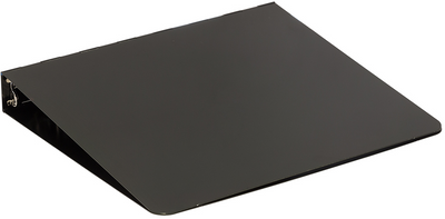 Black Aluminum 1 Inch 3-Ring Binder
