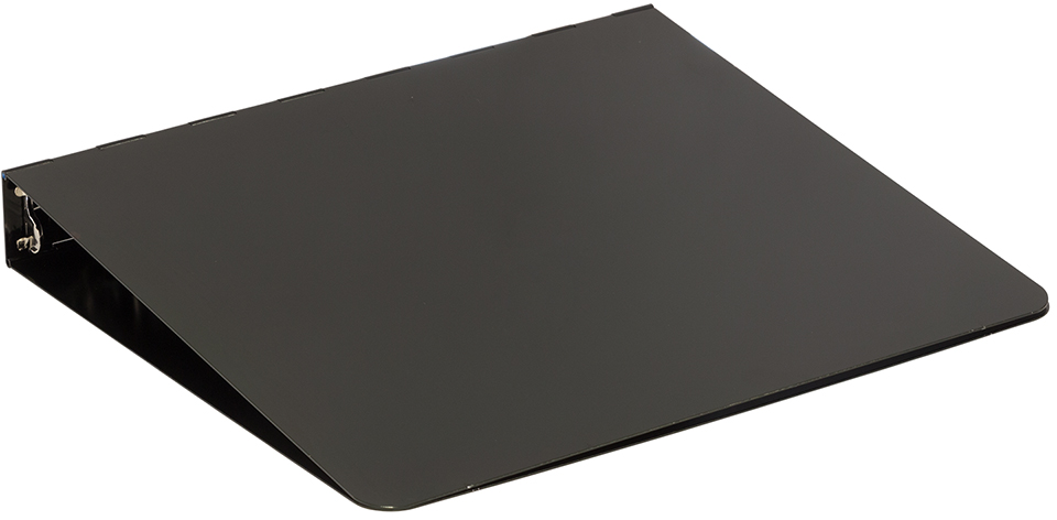 Black Aluminum 1 Inch 3-Ring Binder