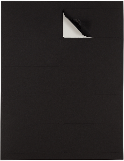 Black 2 x 4 Address Labels