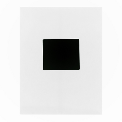 Black 3 1/3 x 4 Shipping Labels