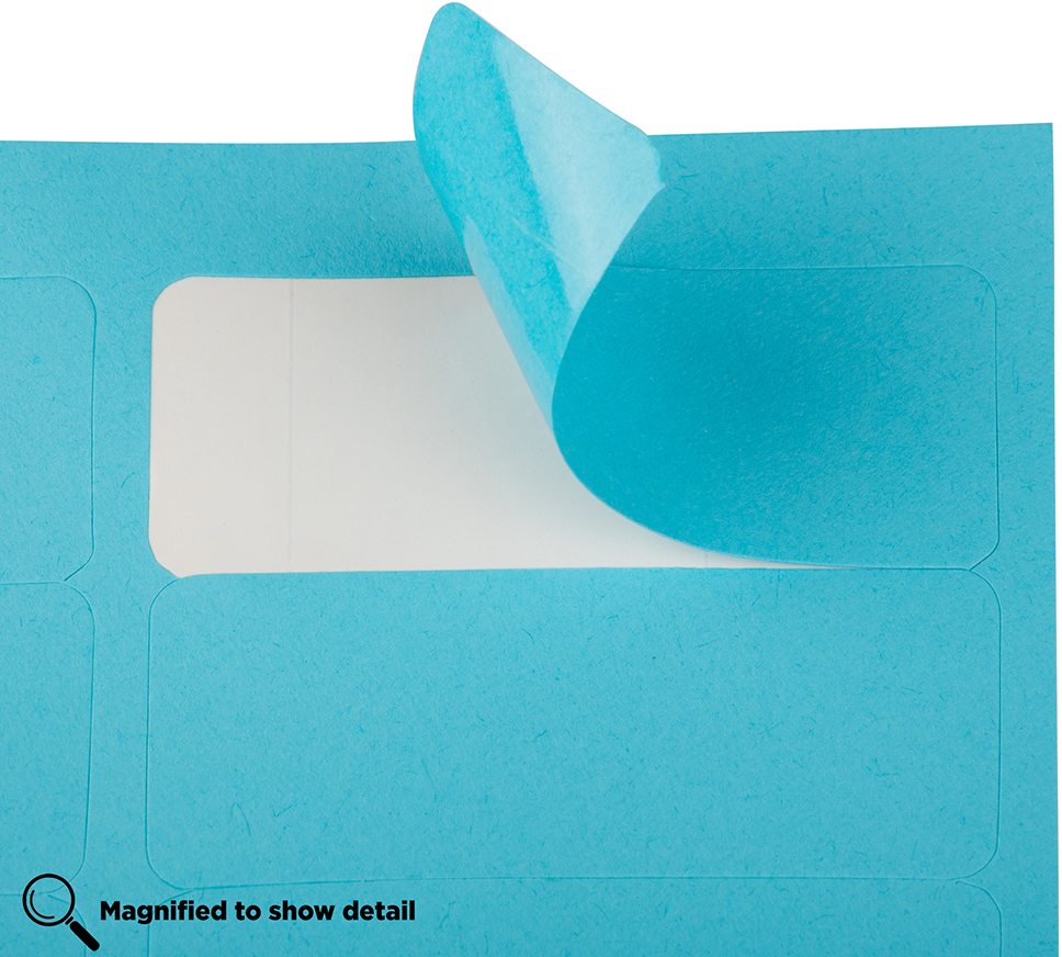 Blue 1 x 2 5/8 Return Address Labels