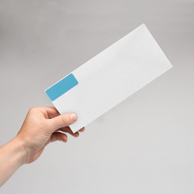 Blue 1 x 2 5/8 Return Address Labels