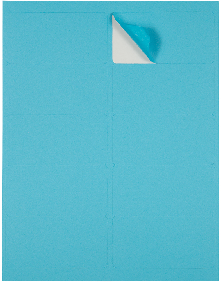 Blue 2 x 4 Address Labels