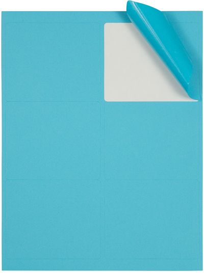 Blue 3 1/3 x 4 Shipping Labels