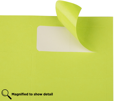 Ultra Lime 1 x 2 5/8 Return Address Labels