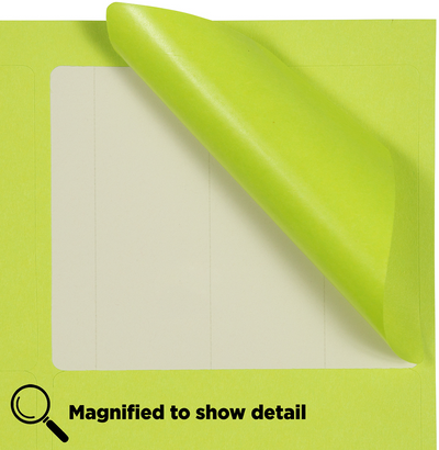 Ultra Lime 3 1/3 x 4 Shipping Labels