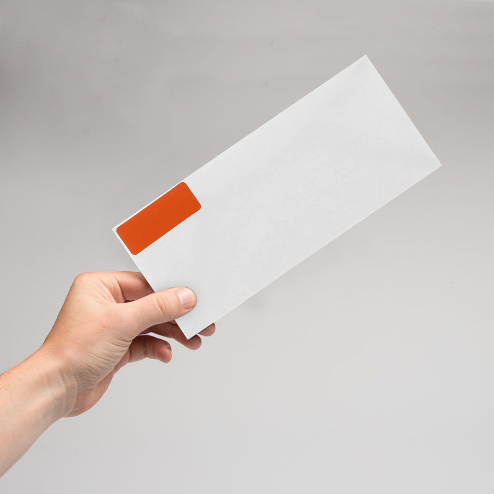 Orange 1 x 2 5/8 Return Address Labels
