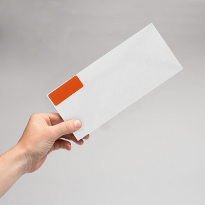 Orange 1 x 2 5/8 Return Address Labels