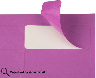 Violet Purple 1 x 2 5/8 Return Address Labels