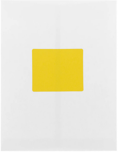 Yellow 3 1/3 x 4 Shipping Labels