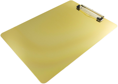 Gold Aluminum 9 x 13 Clipboards