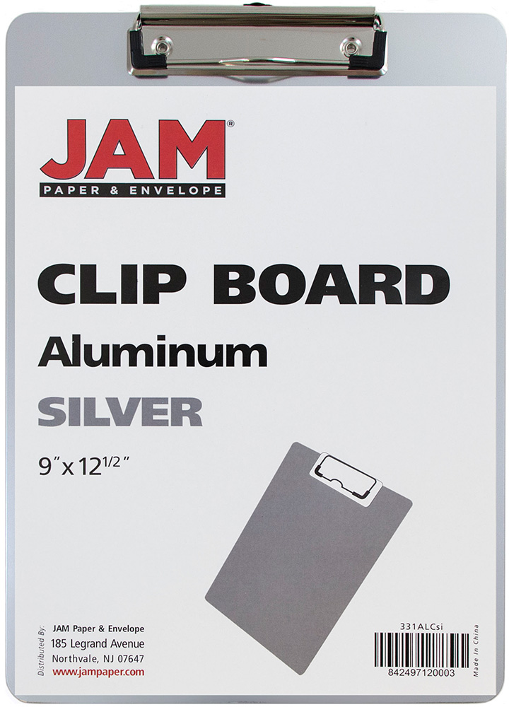 Silver Aluminum 9 x 13 Clipboards
