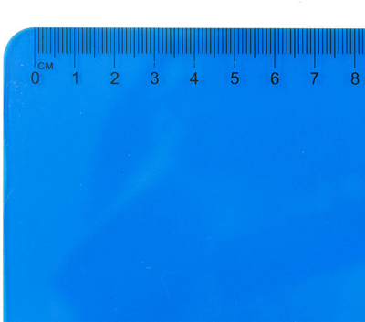 Blue Plastic 6 x 9 Mini Acrylic Clipboards