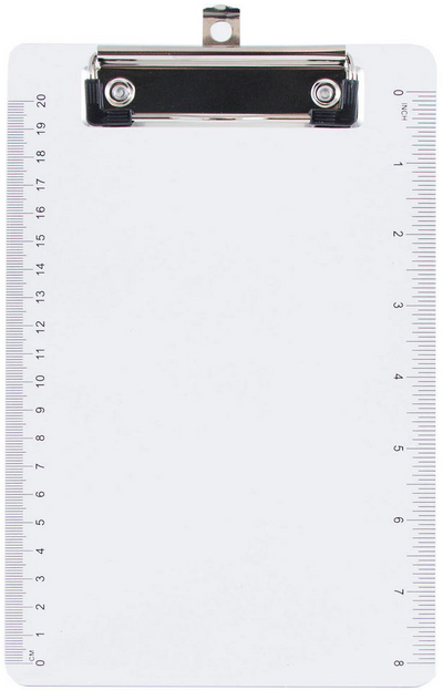 Clear Plastic 6 x 9 Mini Acrylic Clipboards