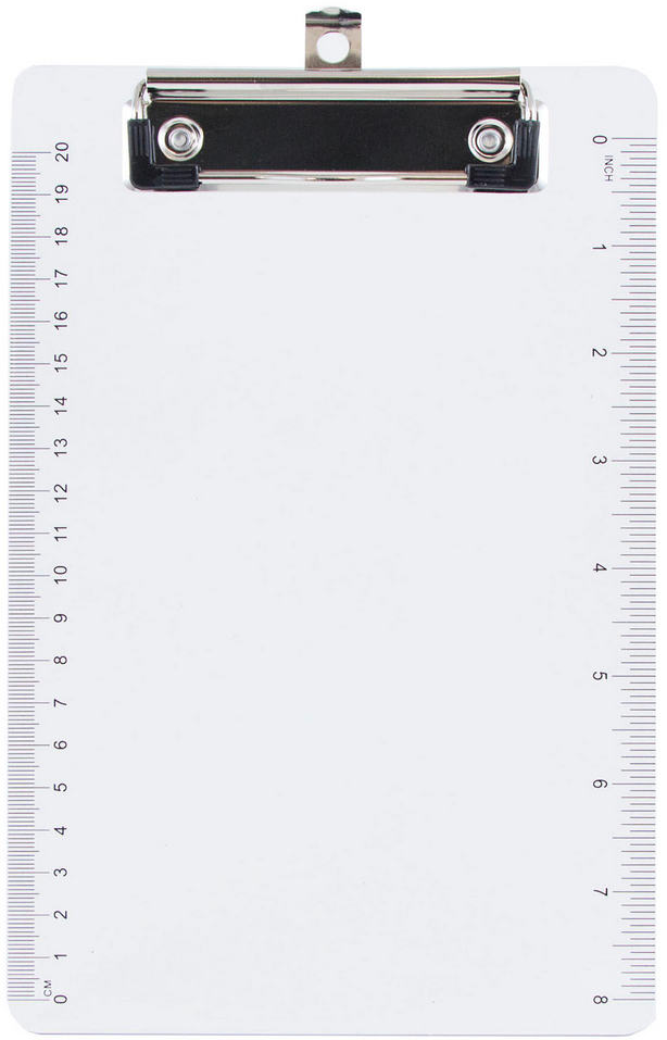 Clear Plastic 6 x 9 Mini Acrylic Clipboards