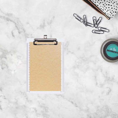 Clear Plastic 6 x 9 Mini Acrylic Clipboards