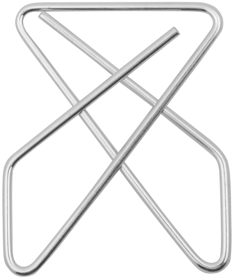 Silver Butterfly Clips - 15 Pack