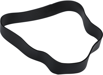 Black Size 107 Rubber Bands - 50 Pack