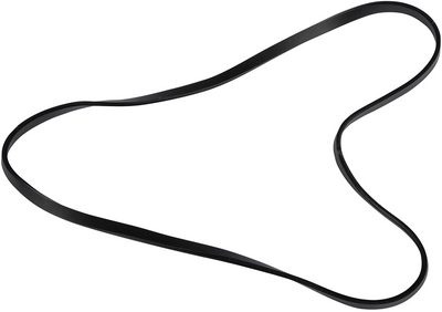 Black Size 117B Rubber Bands - 100 Pack