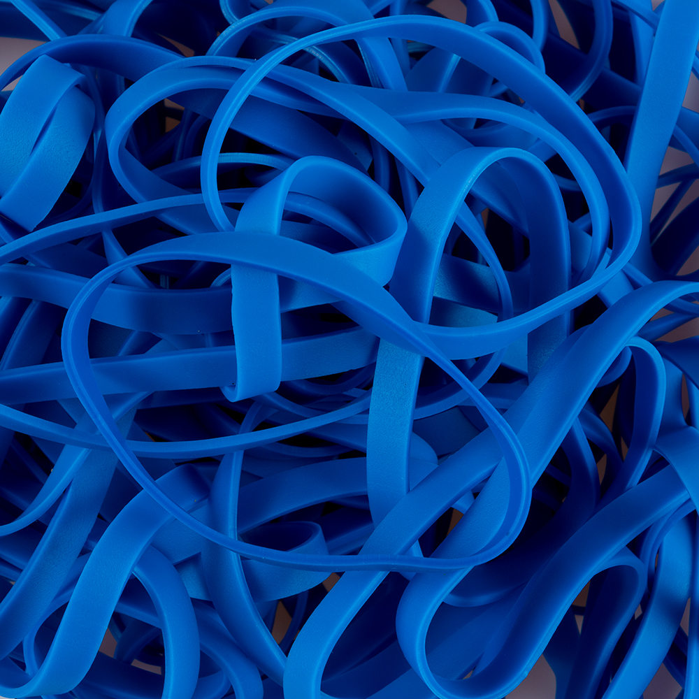 Blue Size 64 Rubber Bands - 100 Pack