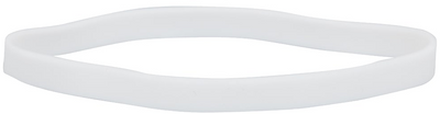 White Size 64 Rubber Bands - 100 Pack