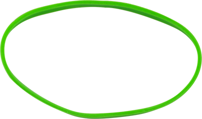 Green Size 33 Rubber Bands - 100 Pack