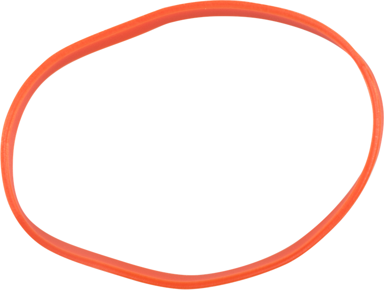 Orange Size 33 Rubber Bands - 100 Pack
