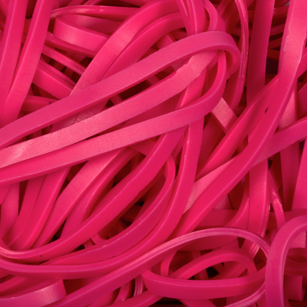 Pink Size 33 Rubber Bands - 100 Pack