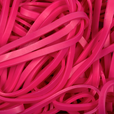 Pink Size 33 Rubber Bands - 100 Pack